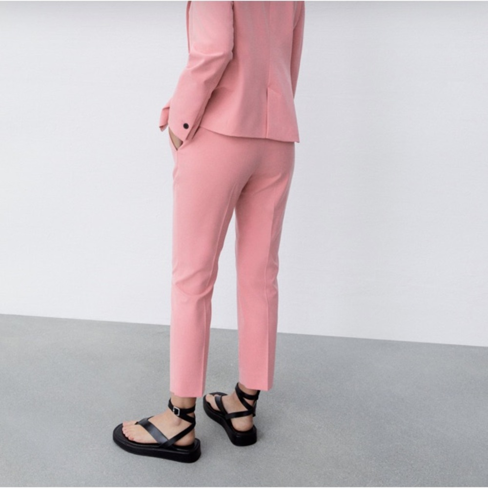 Zara Pink Ankle Pants